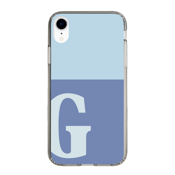Slim Protection Case［ Original - initial two tone - G blue ］