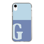 Slim Protection Case［ Original - initial two tone - G blue ］