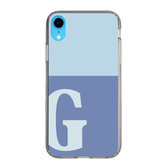 Slim Protection Case［ Original - initial two tone - G blue ］