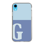 Slim Protection Case［ Original - initial two tone - G blue ］