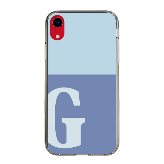 Slim Protection Case［ Original - initial two tone - G blue ］