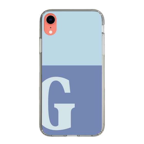 Slim Protection Case［ Original - initial two tone - G blue ］