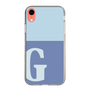 Slim Protection Case［ Original - initial two tone - G blue ］