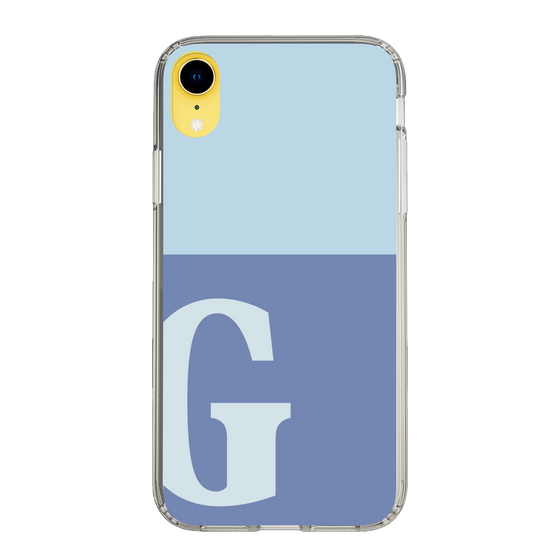 Slim Protection Case［ Original - initial two tone - G blue ］