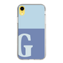Slim Protection Case［ Original - initial two tone - G blue ］
