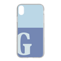 Slim Protection Case［ Original - initial two tone - G blue ］