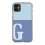 Slim Protection Case［ Original - initial two tone - G blue ］