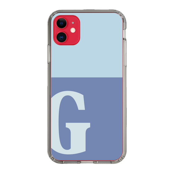 Slim Protection Case［ Original - initial two tone - G blue ］