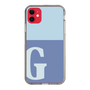 Slim Protection Case［ Original - initial two tone - G blue ］