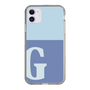 Slim Protection Case［ Original - initial two tone - G blue ］