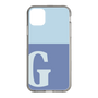 Slim Protection Case［ Original - initial two tone - G blue ］