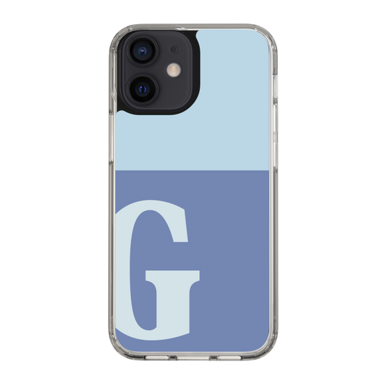 Slim Protection Case［ Original - initial two tone - G blue ］