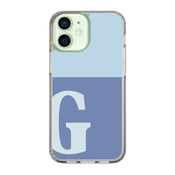 Slim Protection Case［ Original - initial two tone - G blue ］
