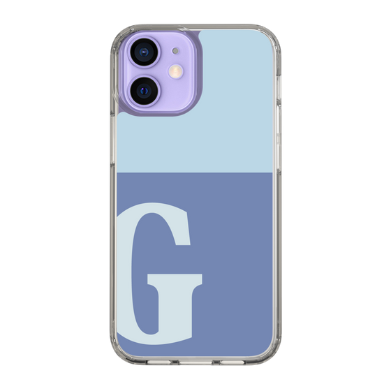 Slim Protection Case［ Original - initial two tone - G blue ］
