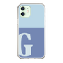 Slim Protection Case［ Original - initial two tone - G blue ］