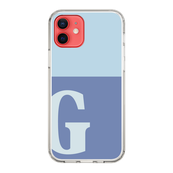 Slim Protection Case［ Original - initial two tone - G blue ］
