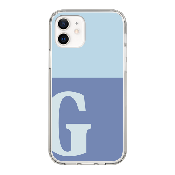 Slim Protection Case［ Original - initial two tone - G blue ］
