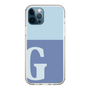 Slim Protection Case［ Original - initial two tone - G blue ］