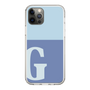Slim Protection Case［ Original - initial two tone - G blue ］