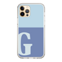 Slim Protection Case［ Original - initial two tone - G blue ］