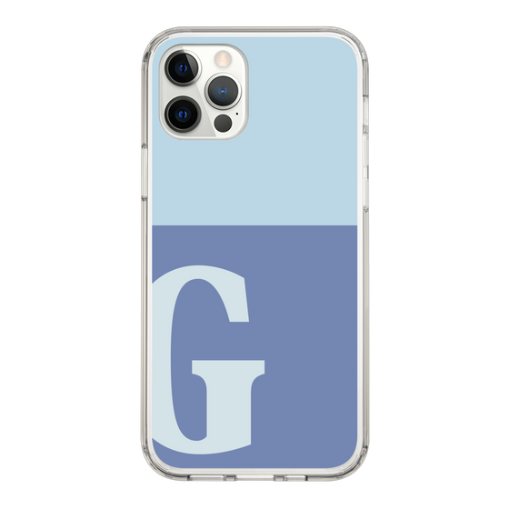 Slim Protection Case［ Original - initial two tone - G blue ］