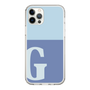Slim Protection Case［ Original - initial two tone - G blue ］