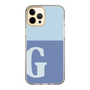 Slim Protection Case［ Original - initial two tone - G blue ］
