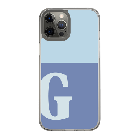 Slim Protection Case［ Original - initial two tone - G blue ］