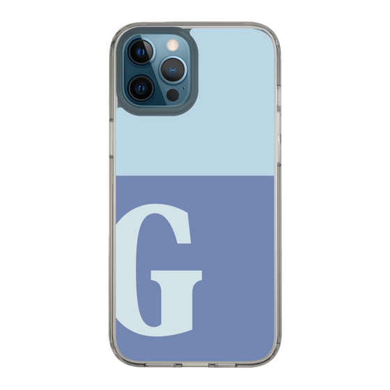 Slim Protection Case［ Original - initial two tone - G blue ］