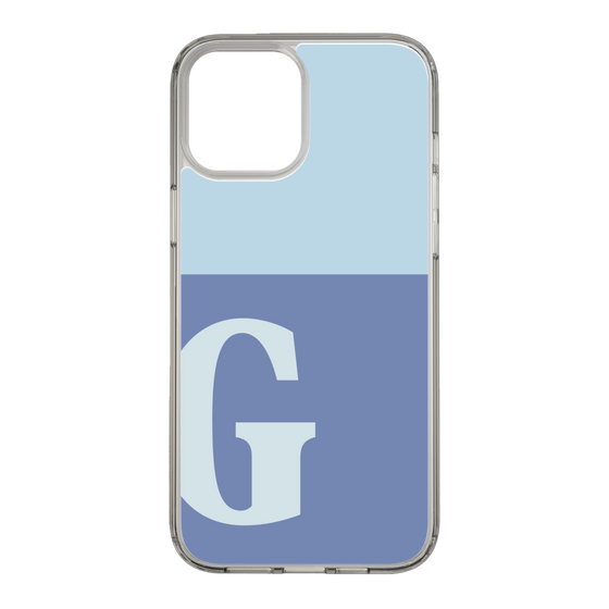 Slim Protection Case［ Original - initial two tone - G blue ］