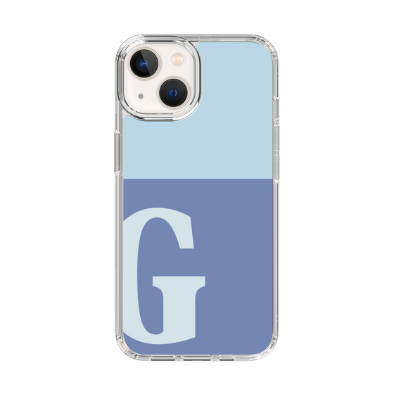 Slim Protection Case［ Original - initial two tone - G blue ］