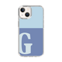 Slim Protection Case［ Original - initial two tone - G blue ］