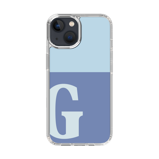 Slim Protection Case［ Original - initial two tone - G blue ］