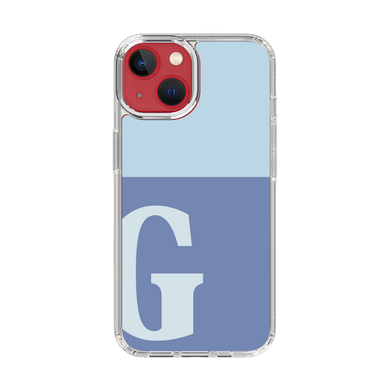 Slim Protection Case［ Original - initial two tone - G blue ］