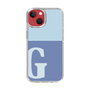 Slim Protection Case［ Original - initial two tone - G blue ］