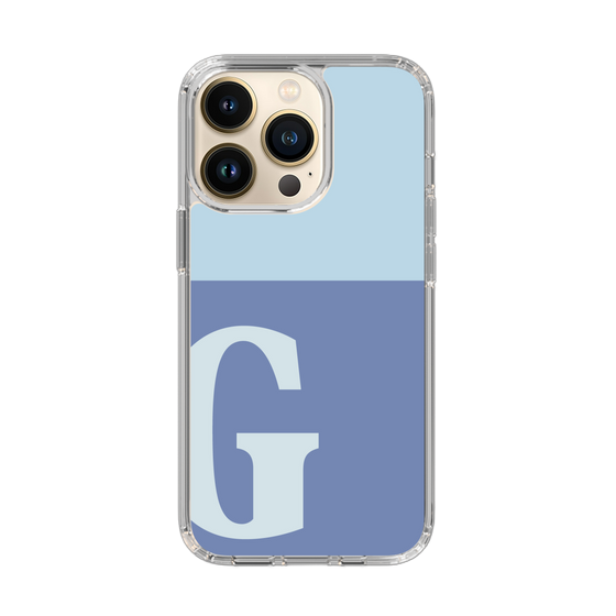 Slim Protection Case［ Original - initial two tone - G blue ］