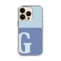 Slim Protection Case［ Original - initial two tone - G blue ］