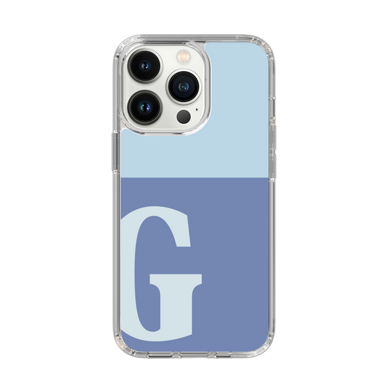 Slim Protection Case［ Original - initial two tone - G blue ］