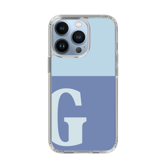 Slim Protection Case［ Original - initial two tone - G blue ］