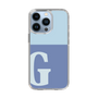 Slim Protection Case［ Original - initial two tone - G blue ］