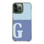 Slim Protection Case［ Original - initial two tone - G blue ］