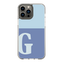 Slim Protection Case［ Original - initial two tone - G blue ］