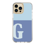 Slim Protection Case［ Original - initial two tone - G blue ］