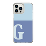 Slim Protection Case［ Original - initial two tone - G blue ］
