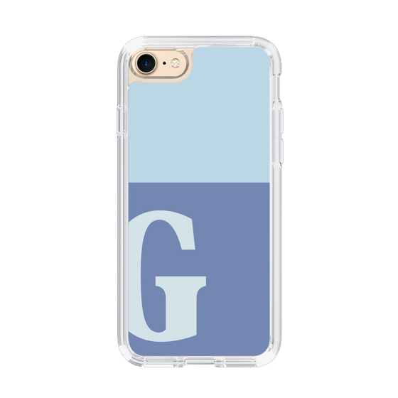 Slim Protection Case［ Original - initial two tone - G blue ］
