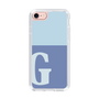 Slim Protection Case［ Original - initial two tone - G blue ］
