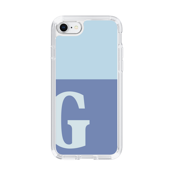 Slim Protection Case［ Original - initial two tone - G blue ］