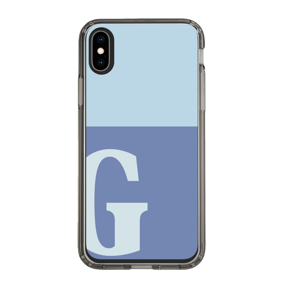 Slim Protection Case［ Original - initial two tone - G blue ］