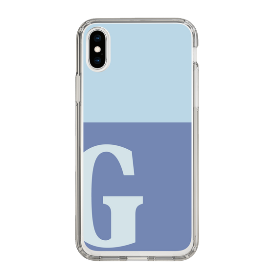 Slim Protection Case［ Original - initial two tone - G blue ］