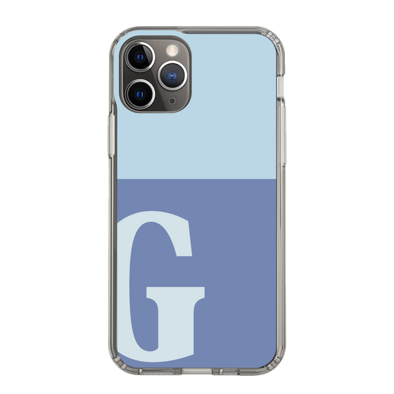 Slim Protection Case［ Original - initial two tone - G blue ］
